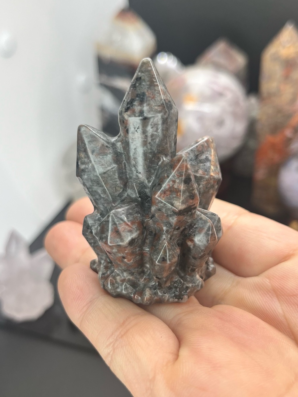 Crystal Cluster Carving
